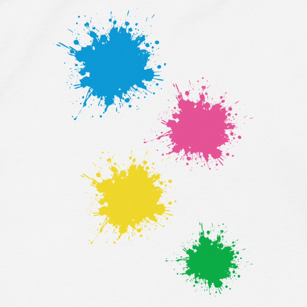 Close-up of the Splash Cascade print on the back