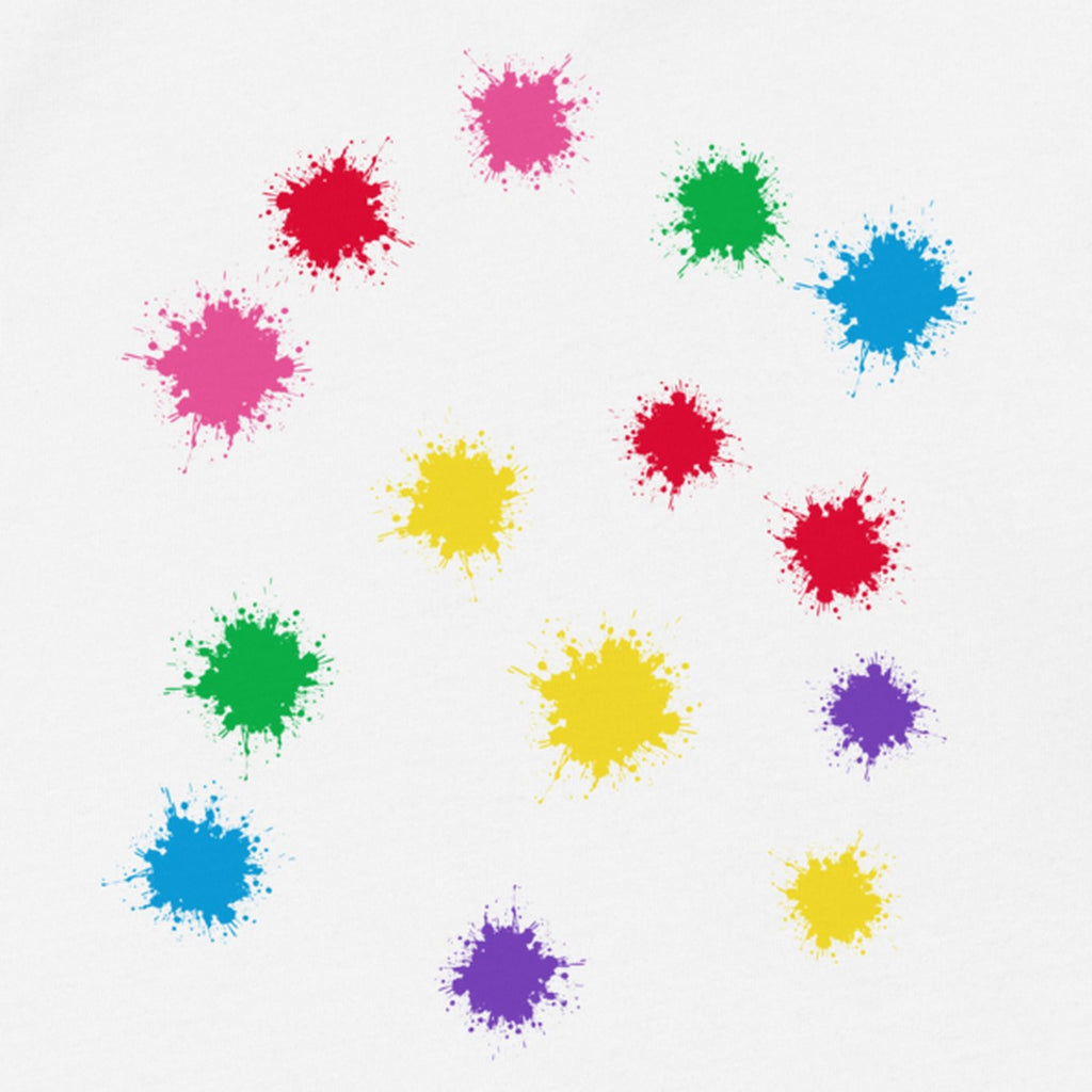 Close-up of the Back Scatter print on the back