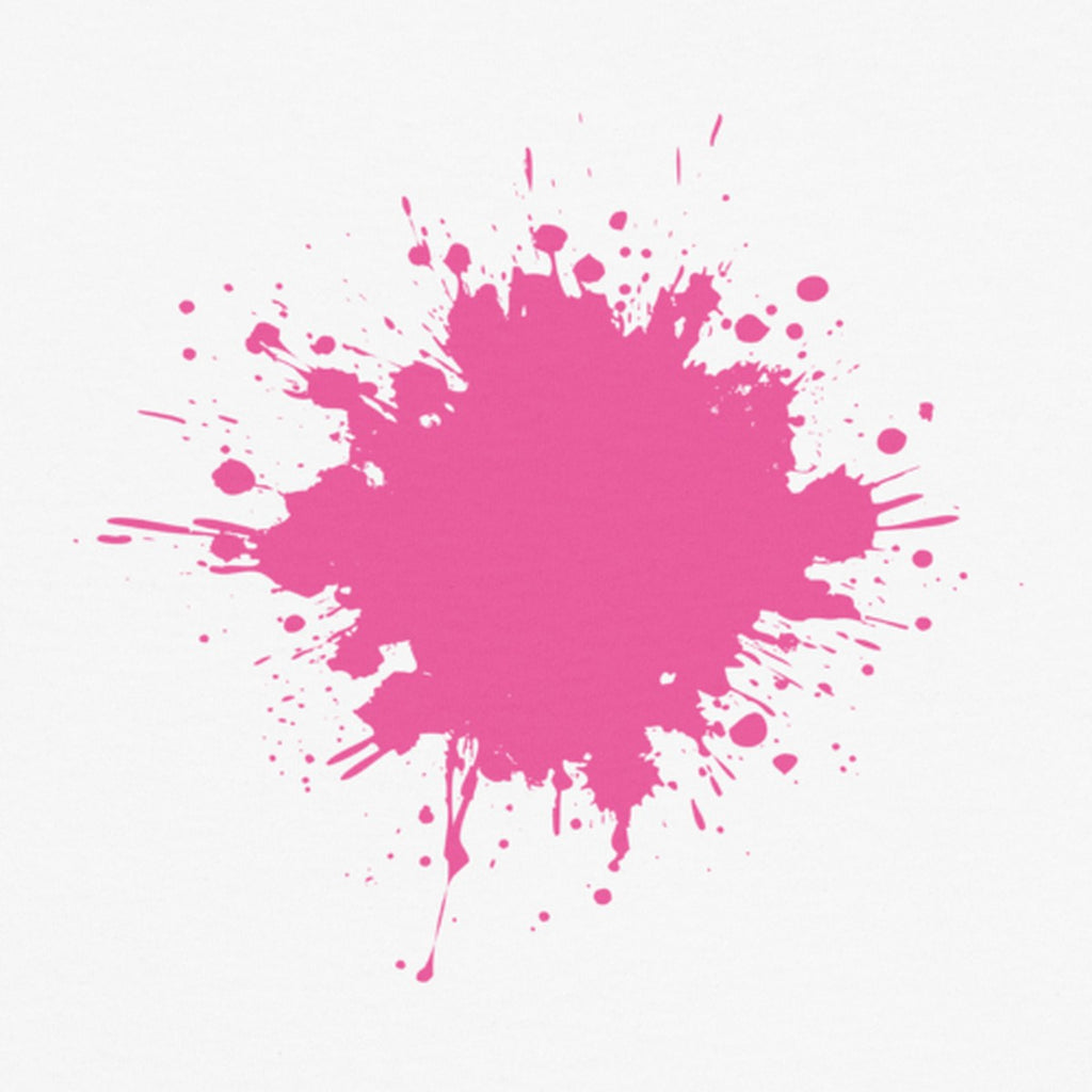 Close-up of the Pink Back Splash print on the back