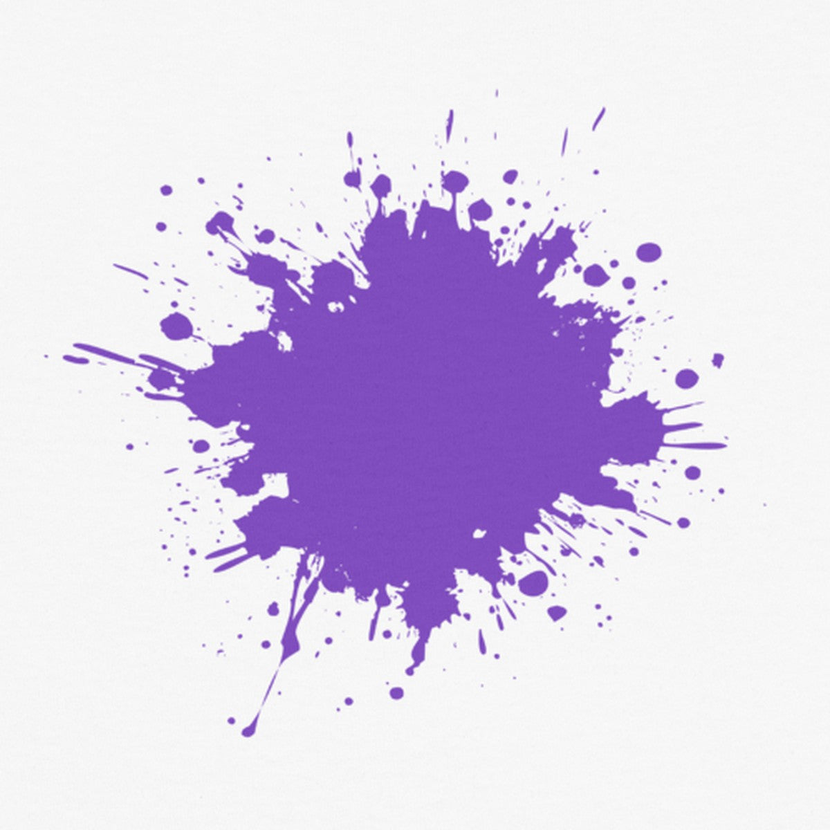 Close-up of the Purple Back Splash print on the back
