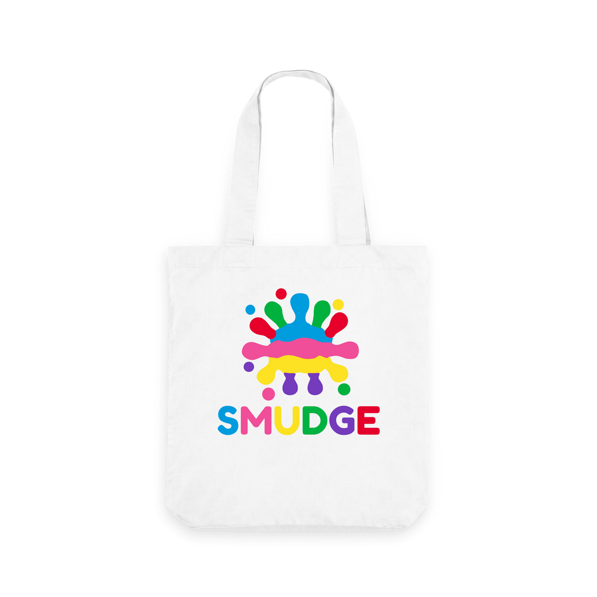 White Printed Bag Front