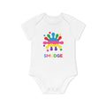 SMUDGE Splash Short Sleeve Baby Bodysuit