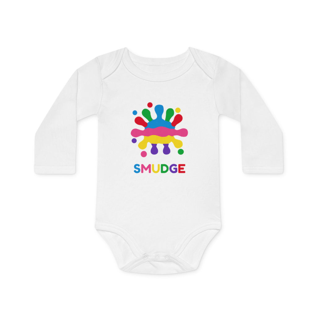 SMUDGE Splash Long Sleeve Baby Bodysuit