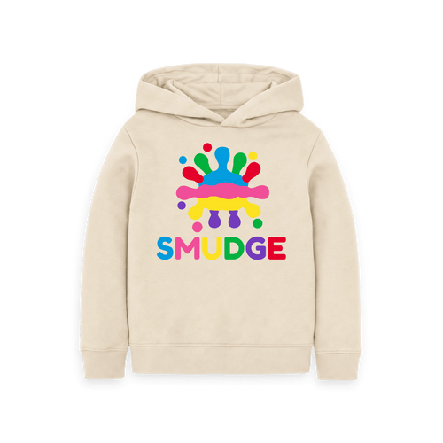 Oat Printed Kids Hoodie Front