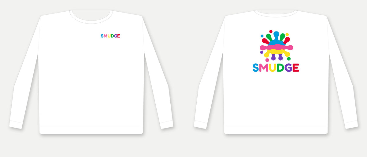 SMUDGE Big Back Youth Sweatshirt, Big Back Lockup design