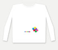 SMUDGE Hem & Drip Youth Sweatshirt, Hem Corner design
