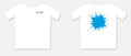 SMUDGE Back Splash Youth T-Shirt, Cyan Back Splash design