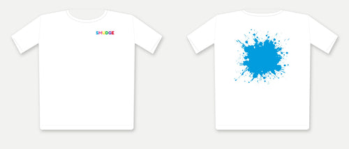 SMUDGE Back Splash Youth T-Shirt, Cyan Back Splash design