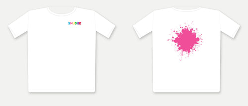 SMUDGE Back Splash Youth T-Shirt, Pink Back Splash design