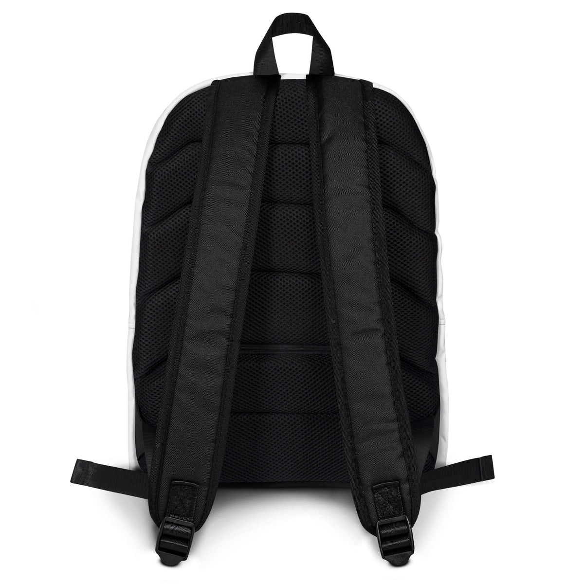 Zebra backpack, black padded back and straps
