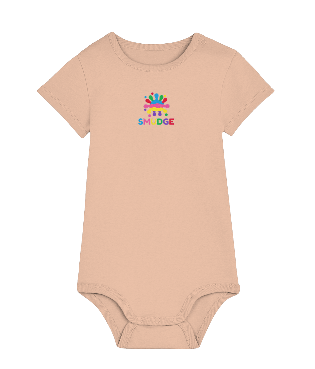 SMUDGE Baby Bodysuit in Fraiche Peche