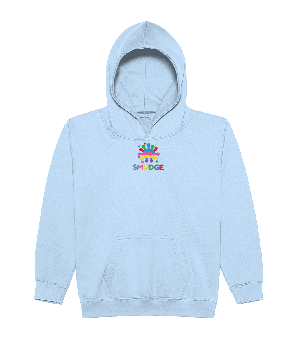 SMUDGE Kids Hoodie in Ice Blue