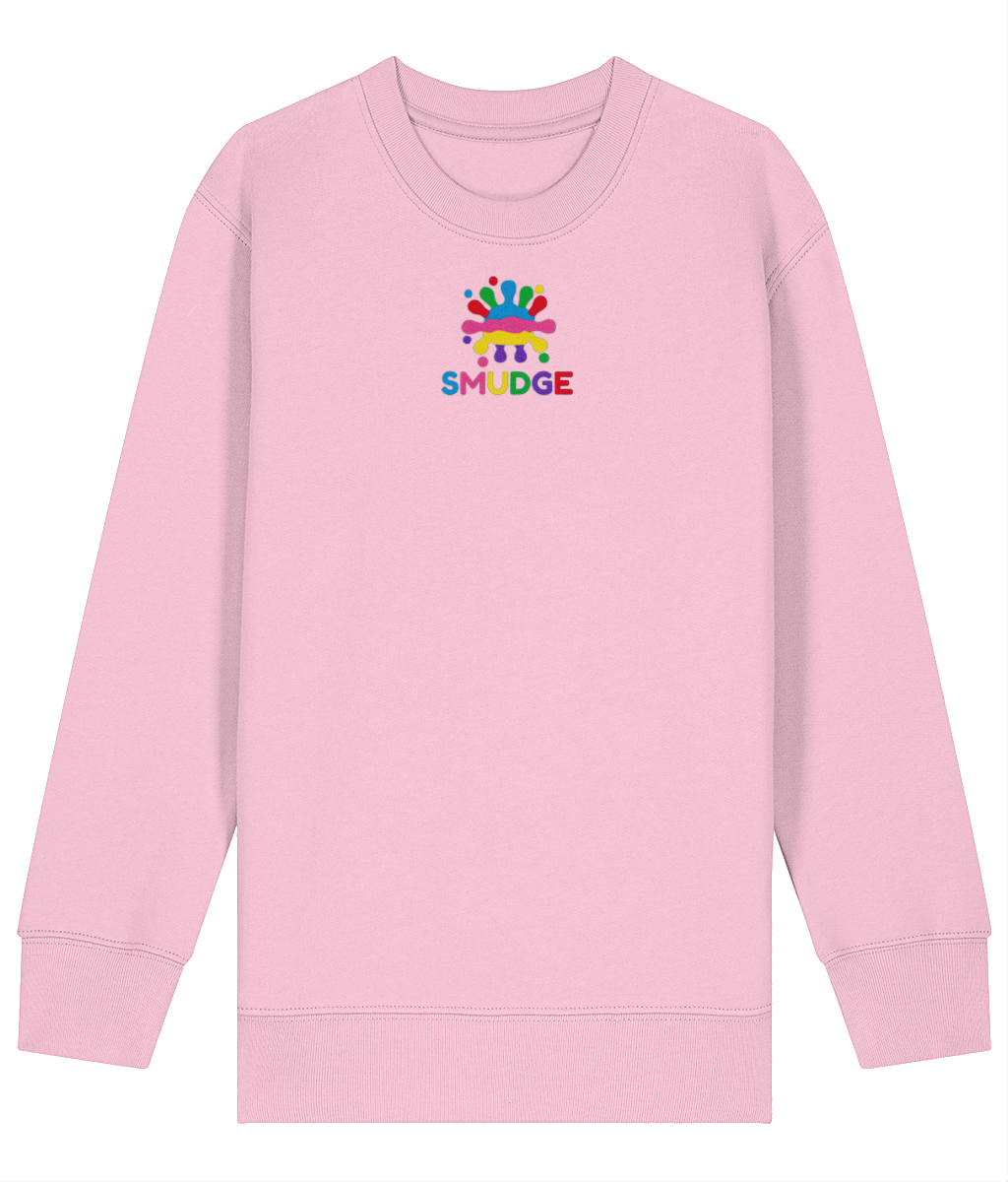 SMUDGE Kids Sweatshirt in Cotton Pink