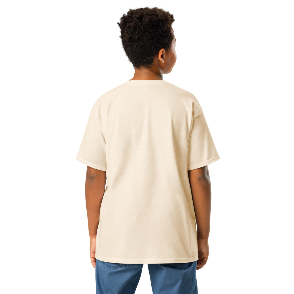 SMUDGE Splash Chest Youth T-Shirt in cream, back