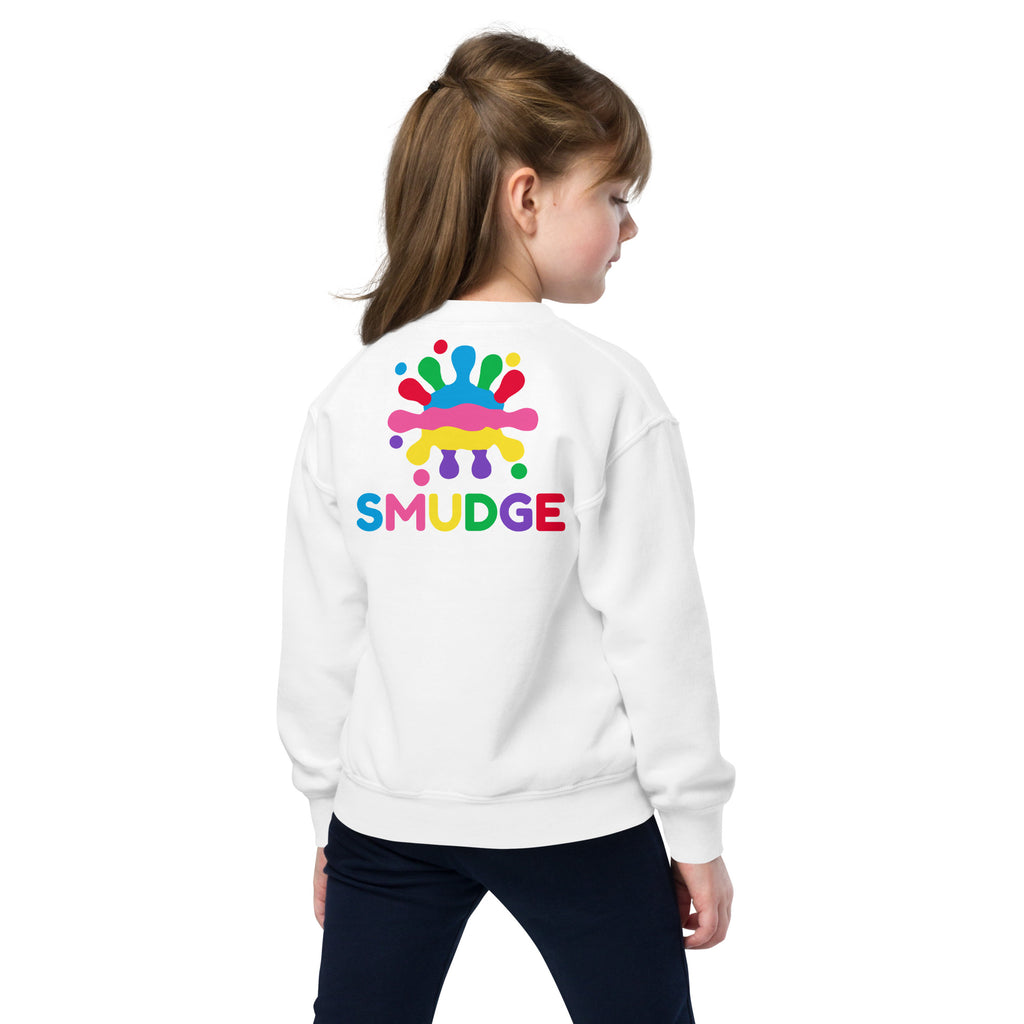 SMUDGE Back Splash Youth Sweatshirt, back